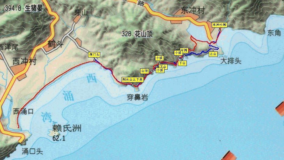 徒步线路实景